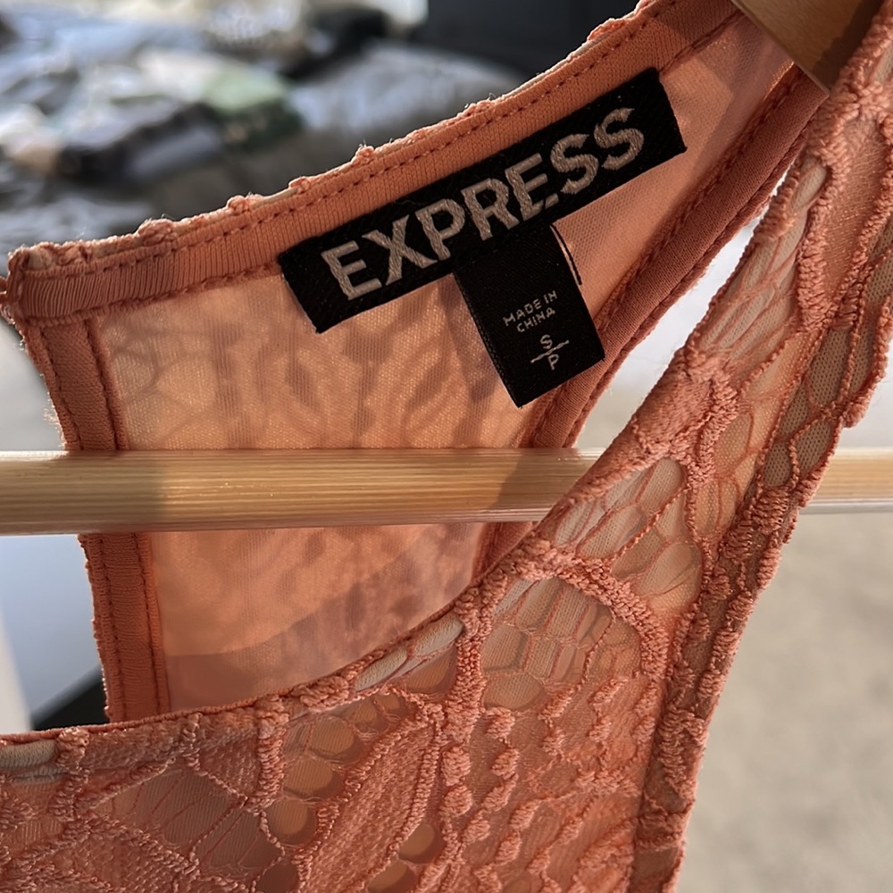 Express Pink Mini Dress - Picture 2 of 3